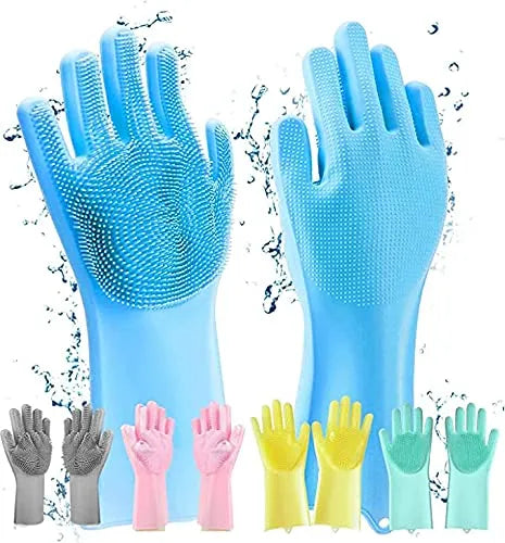 Silicone Washing Gloves – Multi-Purpose Cleaning Gloves