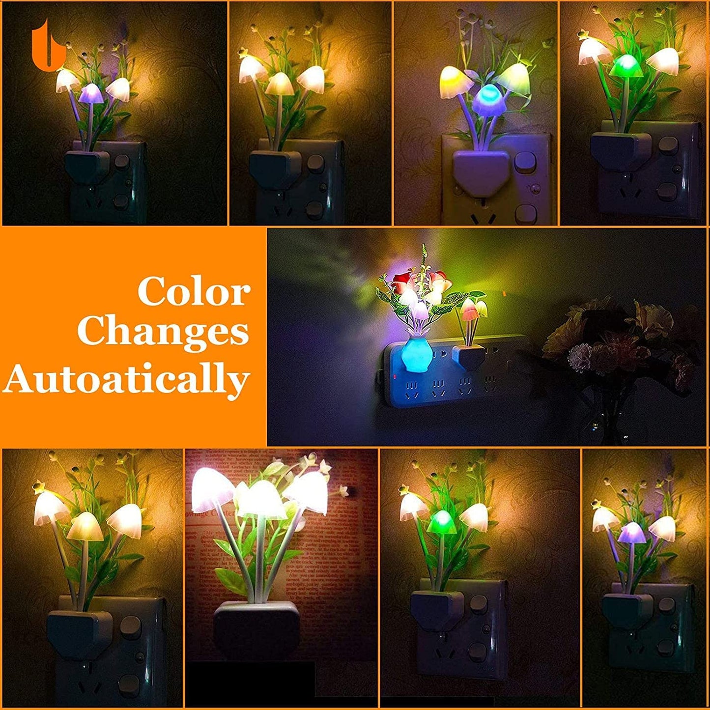 Automatic Night Light Lamp with Sensor