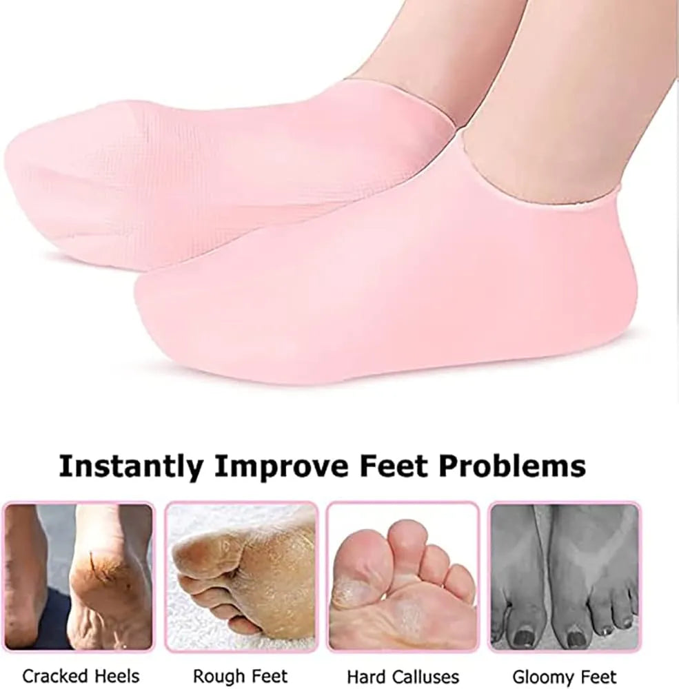 Silicone gel Socks , Moisturizing Foot Socks