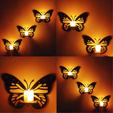 Decorative butterfly wall shelf