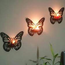 Decorative butterfly wall shelf